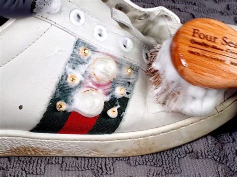 how to clean gucci sneakers at home|gucci shoes cleaner.